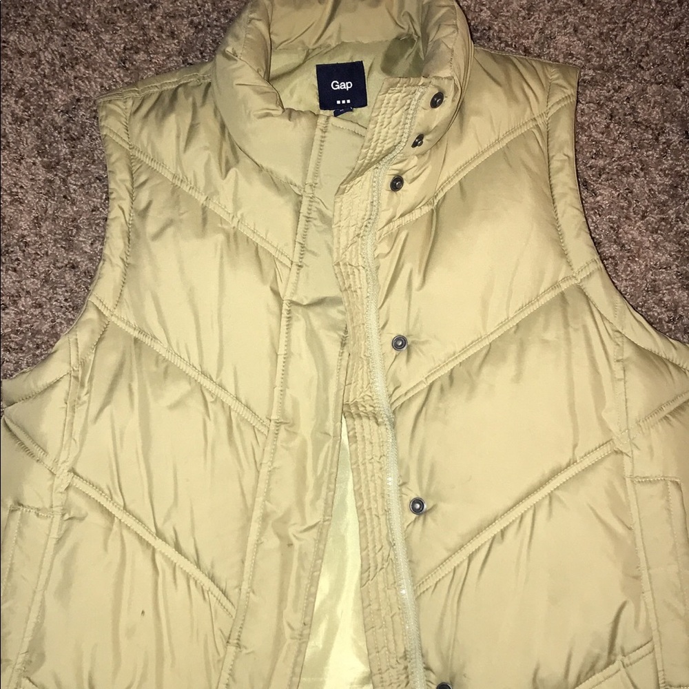 Olive green Gap vest